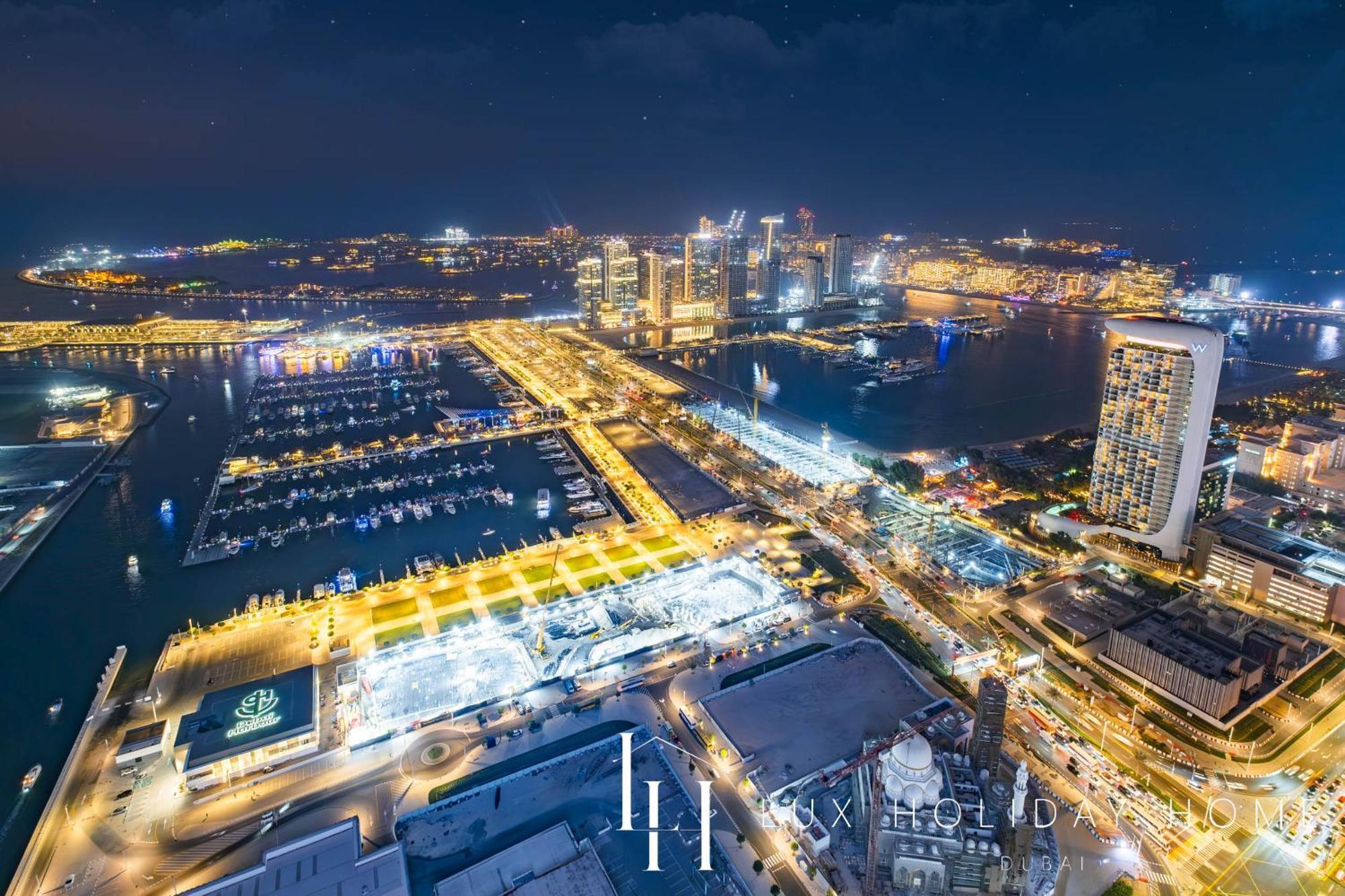 Lux - Lavish Suite With Full Palm Jumeirah View 1 Dubai Ngoại thất bức ảnh