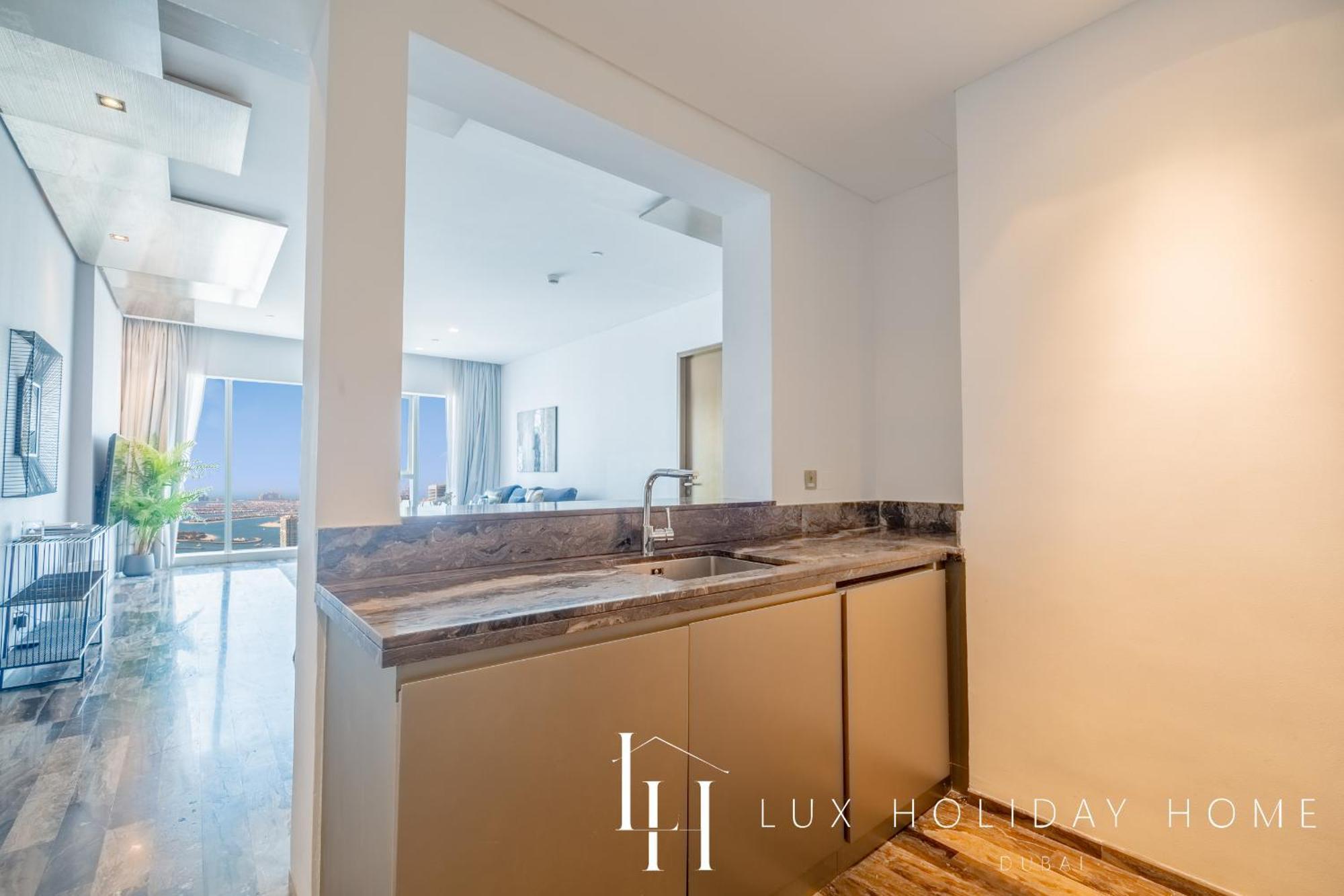 Lux - Lavish Suite With Full Palm Jumeirah View 1 Dubai Ngoại thất bức ảnh