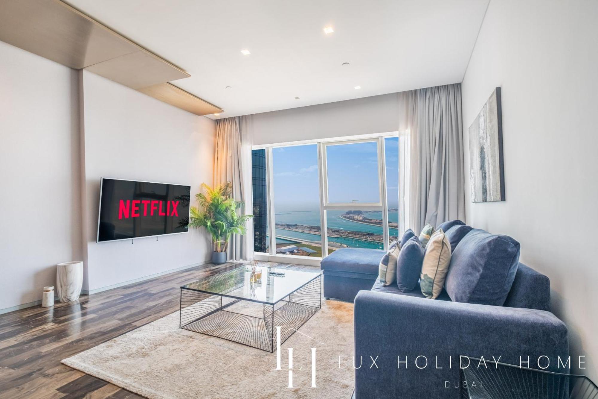 Lux - Lavish Suite With Full Palm Jumeirah View 1 Dubai Ngoại thất bức ảnh