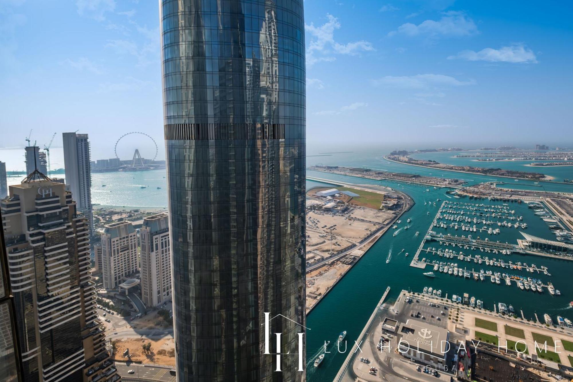 Lux - Lavish Suite With Full Palm Jumeirah View 1 Dubai Ngoại thất bức ảnh