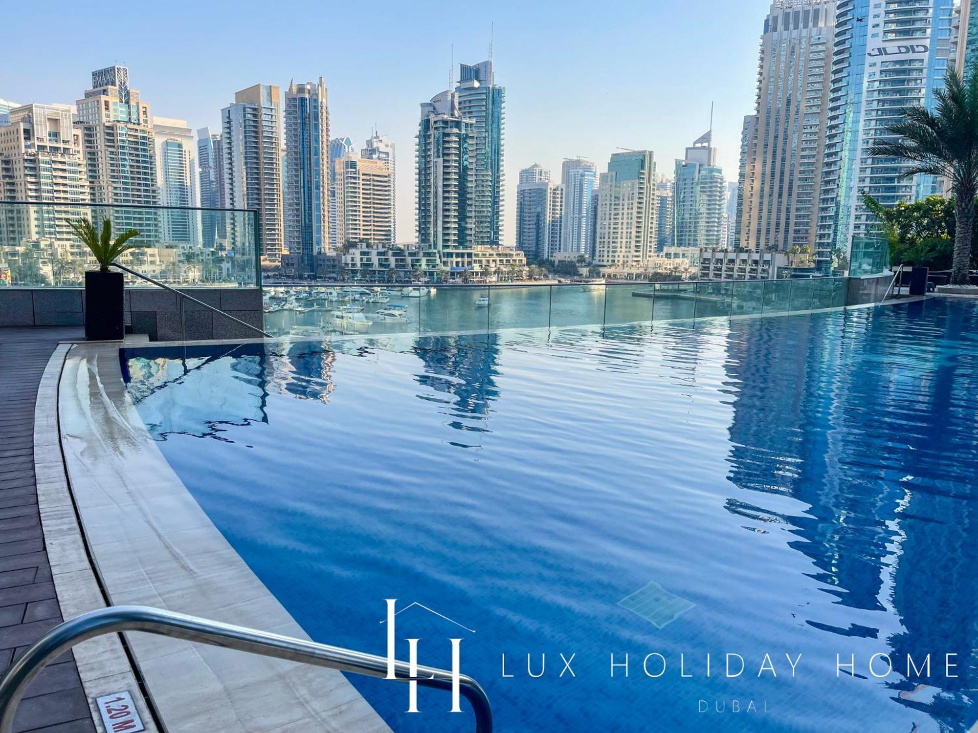 Lux - Lavish Suite With Full Palm Jumeirah View 1 Dubai Ngoại thất bức ảnh